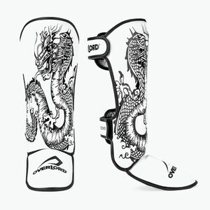 Overlord Legend fehér bőr sípcsont- és lábfejvédő 301005-W/M (Legend 301005-W/M) kép