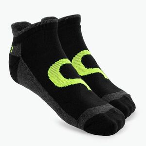 Teniszzokni Evoq Ankle grafit/fekete/sárga (Ankle EVOQ AN) kép