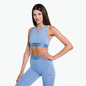 Tommy Hilfiger Essentials Mid Int Racer Back kék fitness melltartó (Essentials Mid Int Racer Back S10S101621C19) kép