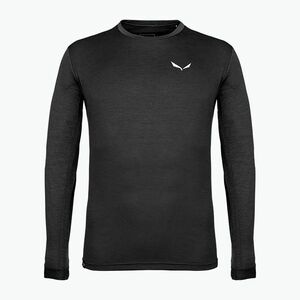 Férfi trekking póló Salewa Puez Melange Dry black out melange (Puez Melange Dry 00-0000027453) kép