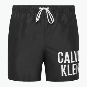 Férfi Calvin Klein Medium zsinóros úszó rövidnadrág fekete (Medium Drawstring KM0KM00739BEH) kép