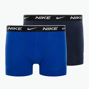 Férfi boxeralsó Nike Everyday Cotton Stretch Trunk 2Pk IEV obszidián/királyi játék (Everyday Cotton Stretch Trunk KE1085) kép