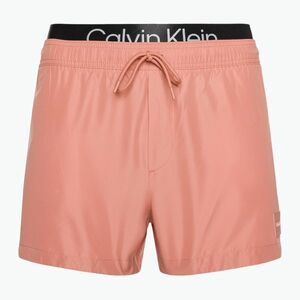 Férfi Calvin Klein Short Double Wb rózsaszínű fürdőruha (Short Double Wb KM0KM00920TL6) kép