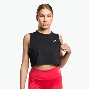 Női Gymshark edzés Crop Tank fekete (Training Crop Tank GLCT4725-BK) kép
