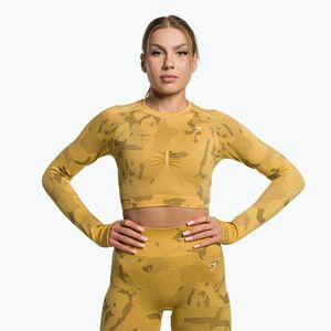 Női edző leggings Gymshark Adapt Camo Savanna Seamless indiánsárga (Adapt Camo Savanna Seamless B1A3C-YBB6-CK1) kép