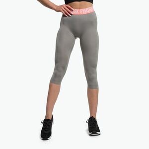 Női edzés leggings Gymshark Fit Cropped füstös szürke (Fit Cropped GLLG4276-SMG) kép