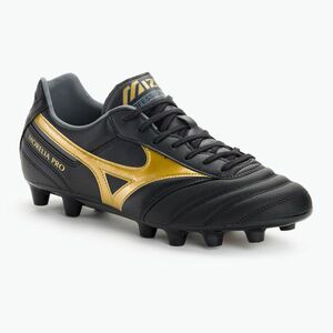 Mizuno Morelia II PRO MD férfi futballcipő fekete/arany/sötét árnyék (Morelia II PRO MD P1GA231350) kép