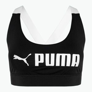 PUMA Mid Impact fitnesz melltartó Puma Fit puma fekete (Mid Impact Puma Fit 522192 01) kép