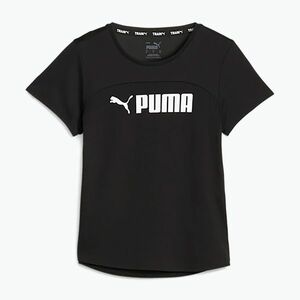 Női tréning póló PUMA Fit Logo Ultrabreathe puma fekete/puma fehér (Fit Logo Ultrabreathe 523844 01) kép
