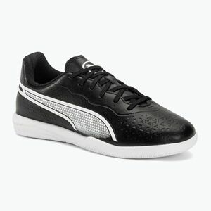 PUMA King Match IT Jr gyermek futballcipő puma fekete/puma fehér (King Match It Jr 107270 01) kép
