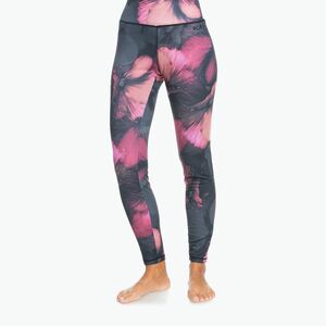 Női termónadrág ROXY Daybreak Bottom true black pansy pansy pansy (Daybreak Bottom ERJLW03040) kép