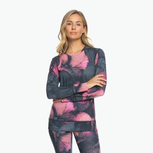 Női melegítő pulóver ROXY Daybreak Top true black pansy pansy pansy (Daybreak Top ERJLW03042) kép