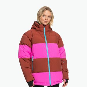 Női snowboard dzseki ROXY X Rowley Block Puffer égett henna (X Rowley Block Puffer ERJTJ03442) kép