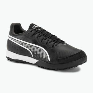 Férfi futballcipő PUMA King Pro TT puma fekete/puma fehér (King Pro Tt 107255 01) kép