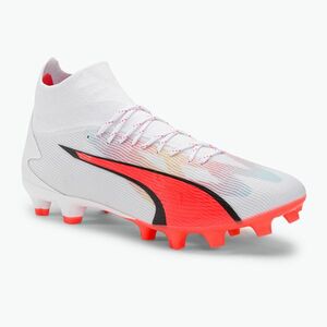 Férfi futballcipő PUMA Ultra Pro FG/AG puma fehér/puma fekete/tűz orchidea (Ultra Pro Fg/Ag 107422 01) kép
