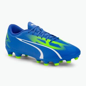 Férfi futballcipő PUMA Ultra Play FG/AG ultra kék/puma fehér/pro zöld (Ultra Play Fg/Ag 107423 03) kép