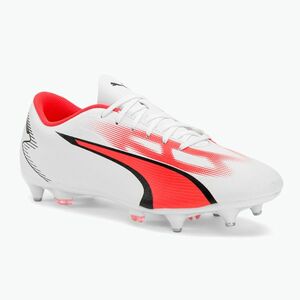 Férfi PUMA Ultra Play MXSG futballcipő puma fehér/puma fekete/tüzes orchidea (Ultra Play MxSg 107525 01) kép