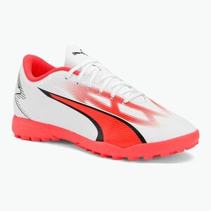 Férfi futballcipő PUMA Ultra Play FG/AG puma fehér/puma fekete/tűz orchidea (Ultra Play Fg/Ag 107528 01) kép