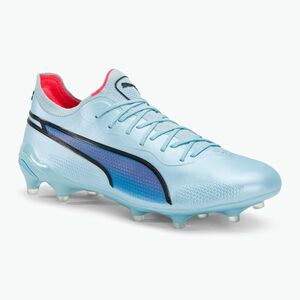 PUMA King Ultimate FG/AG férfi futballcipő silver sky/puma black/fire orchidea (King Ultimate Fg/Ag 107563 02) kép