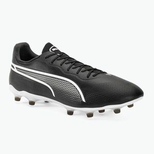 Férfi futballcipő PUMA King Pro FG/AG puma fekete/puma fehér (King Pro Fg/Ag 107566 01) kép