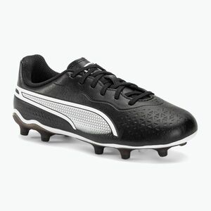 PUMA King Match FG/AG Jr gyermek futballcipő puma fekete/puma fehér (King Match Fg/Ag Jr 107573 01) kép