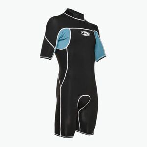 Quiksilver férfi 2/2-es Capsule Saturn SS SP fekete/provinciális kék búvárruha (2/2 mm Capsule Saturn Back Zip Springsuit EQYW503033-BLM0) kép
