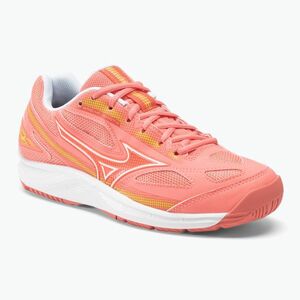 Női tenisz cipő Mizuno Break Shot 4 AC candy coral / fehér / fusion coral (Break Shot 4 AC 61GA232656) kép
