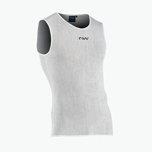 Férfi Northwave Könnyű ujjatlan kerékpáros mez fehér (Light Sleeveless 89101115) kép
