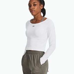 Under Armour Train Seamless fehér/fekete női hosszú ujjú edzőruha. Méret: XL kép