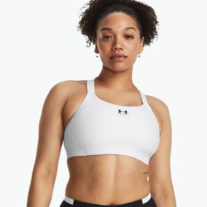 Under Armour HG Armour High fehér/sugárszürke fitness melltartó (HeatGear Armour High 1379195-100) kép