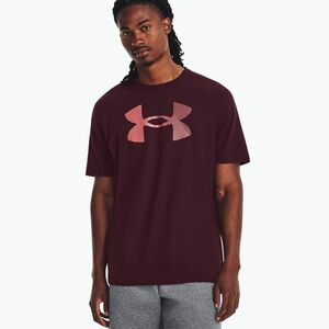 Férfi Under Armour Big Logo Fill póló sötétbordó/ködös lila/venom piros (Big Logo Fill 1379451-600) kép