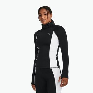 Női Under Armour Train CW Funnel Neck pulóver fekete/lime sárga/fehér (Train CW Funnel Neck 1379888) kép