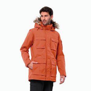 Férfi télikabát Jack Wolfskin Glacier Canyon Parka kárminpiros színű parka (Glacier Canyon Parka 1107674_2503_003) kép