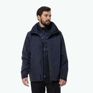 Jack Wolfskin férfi esőkabát Feldberg Luntal 3in1 éjkék (Luntal 3in1 1116251) kép