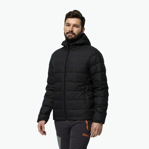 Férfi Jack Wolfskin Ather Down Hoody esőkabát fekete (Ather Down Hoody 1207671) kép