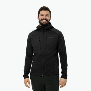 Jack Wolfskin férfi pehelykabát Alpgrat Pro Ins Fz fekete (Alpgrat Pro Ins Fz 1711291) kép