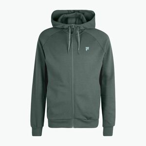 FILA férfi Romulus kapucnis tréning pulóver sötét erdő/fekete (Romulus Hooded Track FAM0517) kép