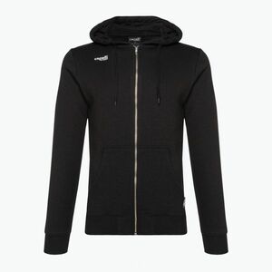 Férfi Capelli Basics Felnőtt Zip Hoodie futball melegítőfelső fekete (Basics Adult Zip Hoodie AGA-2087X) kép