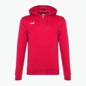 Férfi Capelli Basics Felnőtt Zip Hoodie futball melegítőfelső piros (Basics Adult Zip Hoodie AGA-2087X) kép