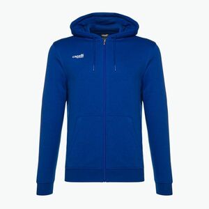 Férfi Capelli Basics felnőtt cipzáras kapucnis futball melegítőfelső királykék (Basics Adult Zip Hoodie AGA-2087X) kép