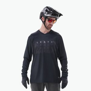 Férfi Leatt MTB Gravitáció 3.0 kerékpáros hosszú ujjú fekete (MTB Gravity 3.0 5024120333) kép