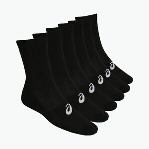 ASICS Crew 6 pár teljesítményű fekete zokni (Crew 141802) kép