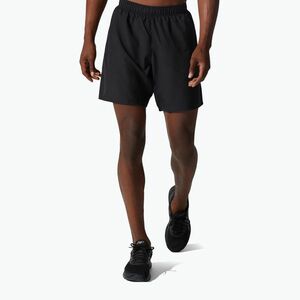 Férfi ASICS Core 2-N-1 7In teljesítmény rövidnadrág fekete (Core 2-N-1 7In Short 2011C335) kép
