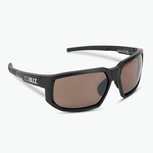 Bliz Arrow Polarizált S3 matt fekete/barna ezüst tükör kerékpáros szemüveg (Arrow Polarized S3 52314-10) kép
