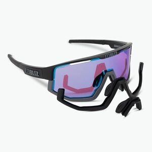 Bliz Fusion Nano Optics Nordic Light S2 matt fekete/begónia/ibolyakék multi kerékpáros szemüveg (Fusion Nano Optics Nordic Light S2 52105-14N) kép