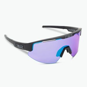 Bliz Matrix Nano Optics Nordic Light S2 kerékpáros szemüveg matt fekete/begónia/ibolya kék multi (Matrix Nano Optics Nordic Light S2 52104-14N) kép