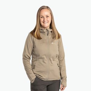 Női trekking pulóver Pinewood Finnveden Hoodie közép khaki színben (Finnveden Hoodie 1-3319) kép