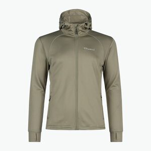 Férfi Pinewood Finnveden Hoodie közép khaki trekking melegítő pulóver (Finnveden Hoodie 1-5319) kép