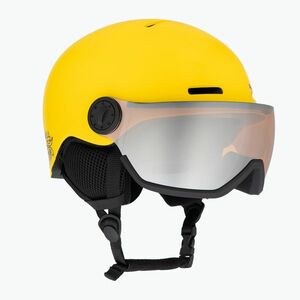 Gyermek sí sisak Salomon Orka Visor vibráló sárga (Orka Visor L47259500) kép