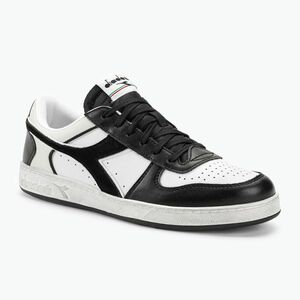 Diadora Magic Basket Low Icona Leather fekete/fehér cipő (Magic Basket Low Icona Leather 501.178568) kép